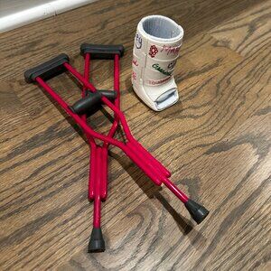 American Girl McKenna's Cast and Crutches
